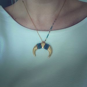 Half moon necklace